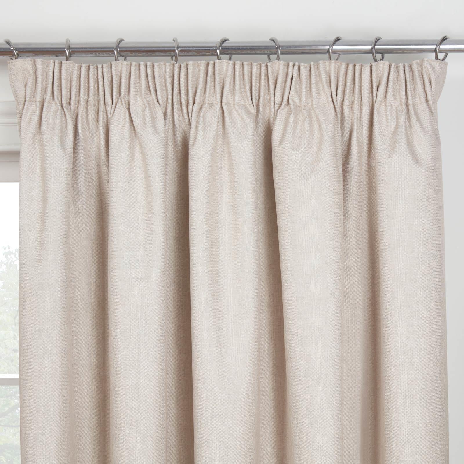 Eclipse Blackout Tape Top Pencil Pleat Curtains by Sundour
