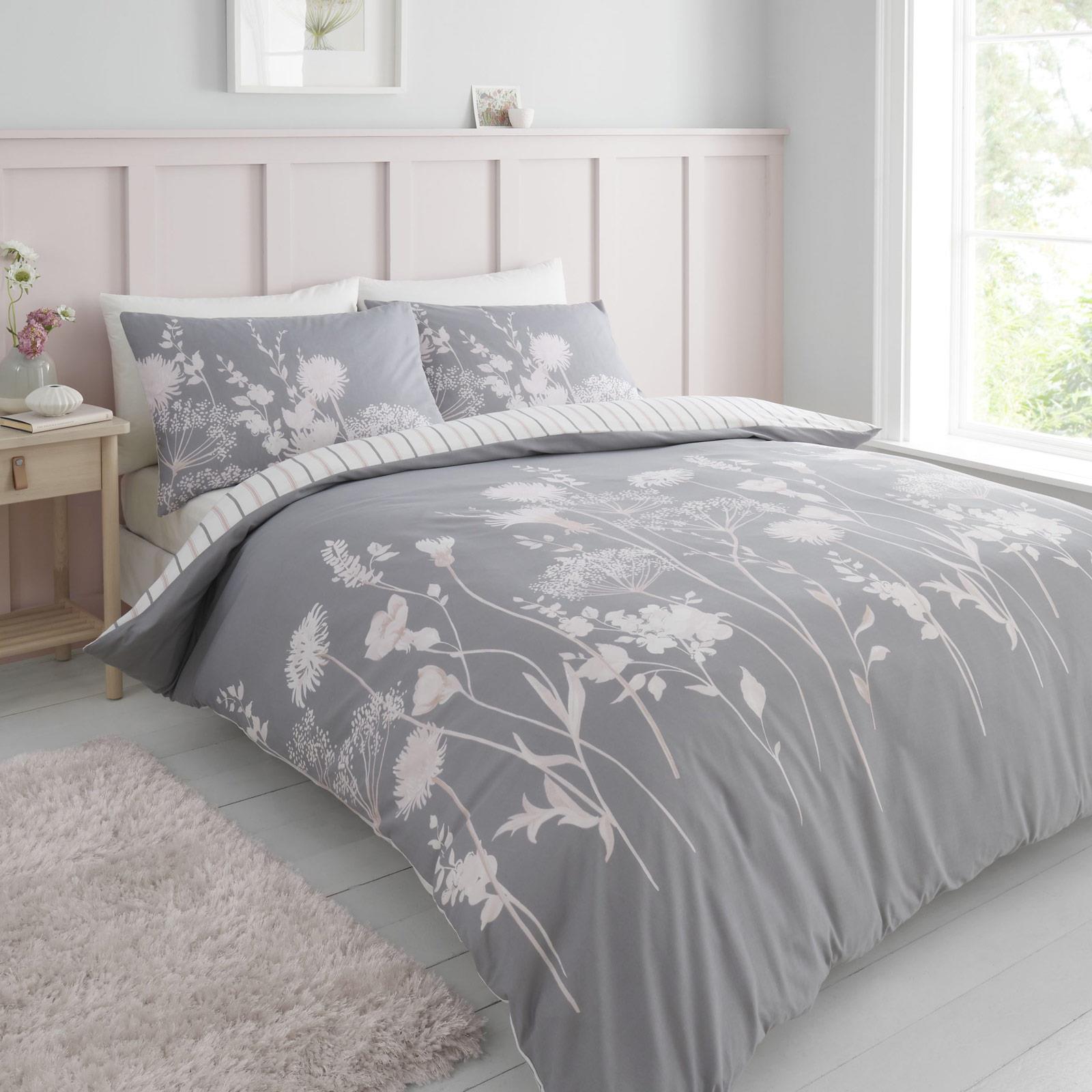 Meadowsweet Floral Duvet Cover Set by Catherine Lansfield