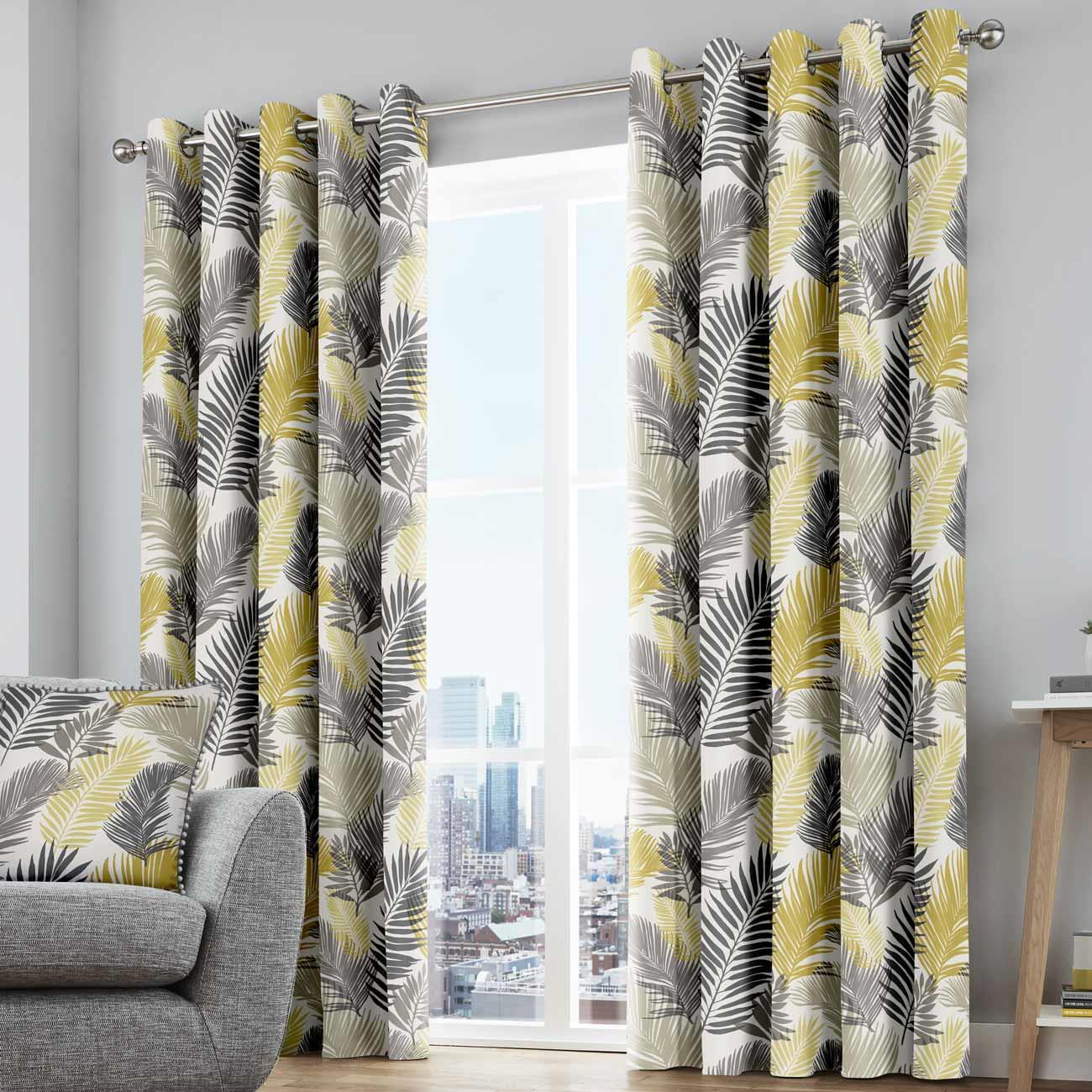 Tropical Eyelet Curtains by Fusion