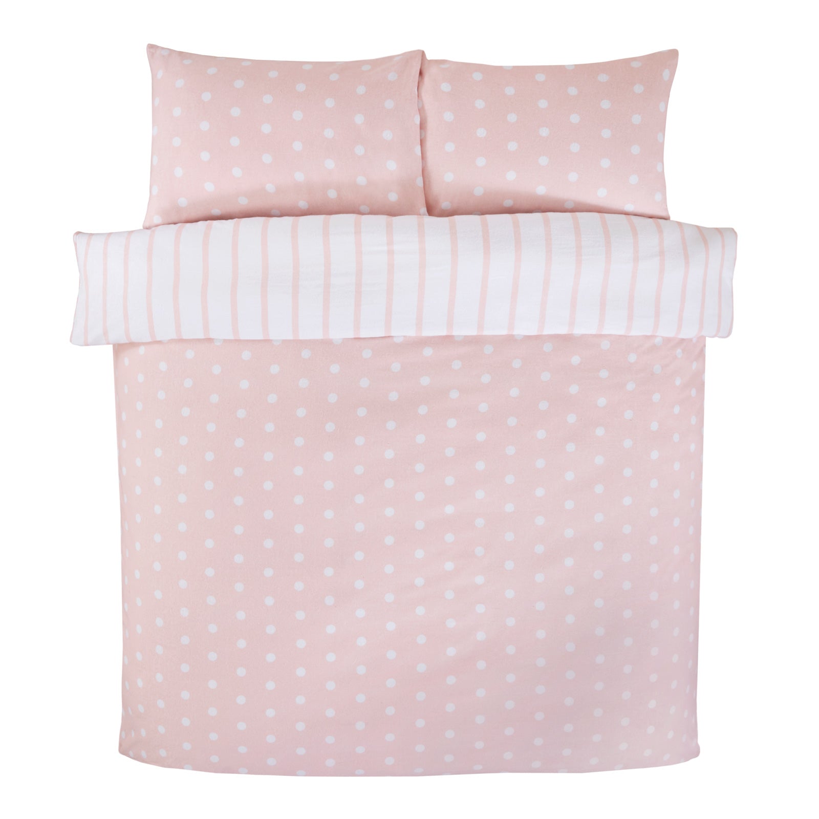 So Soft Spots & Stripes Duvet Cover Set by Rapport Home