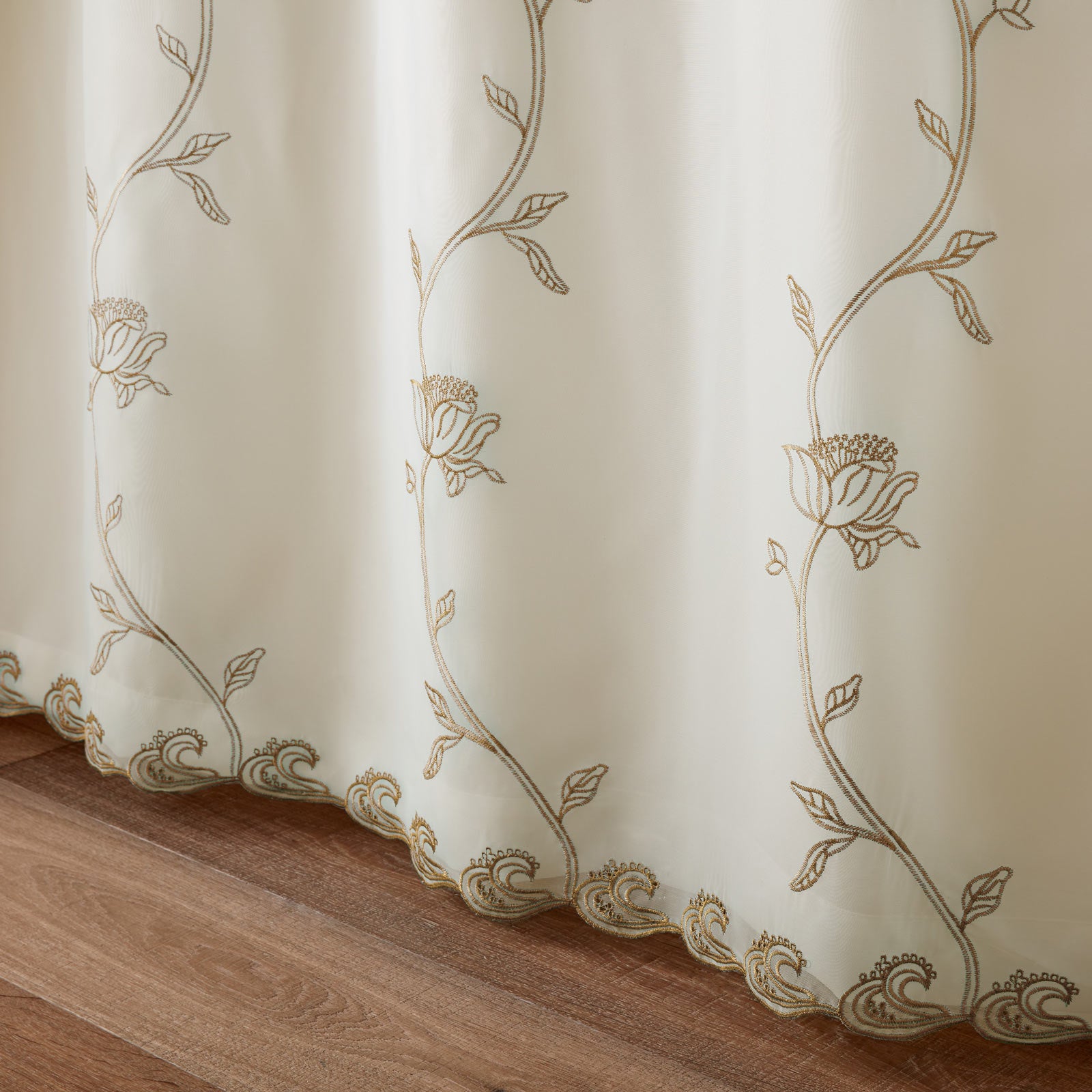 Exeter Tape Top Pencil Pleat Voile Curtains by Alan Symonds