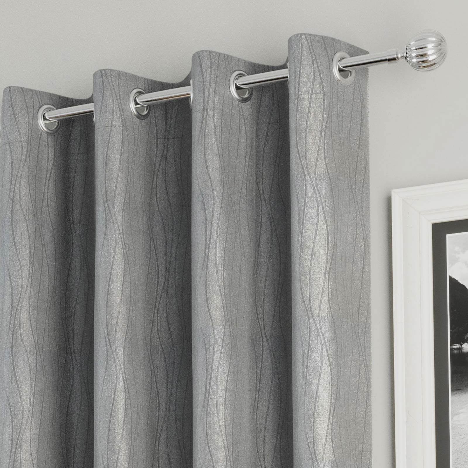 Goodwood Thermal Blockout Eyelet Curtains by Enhanced Living