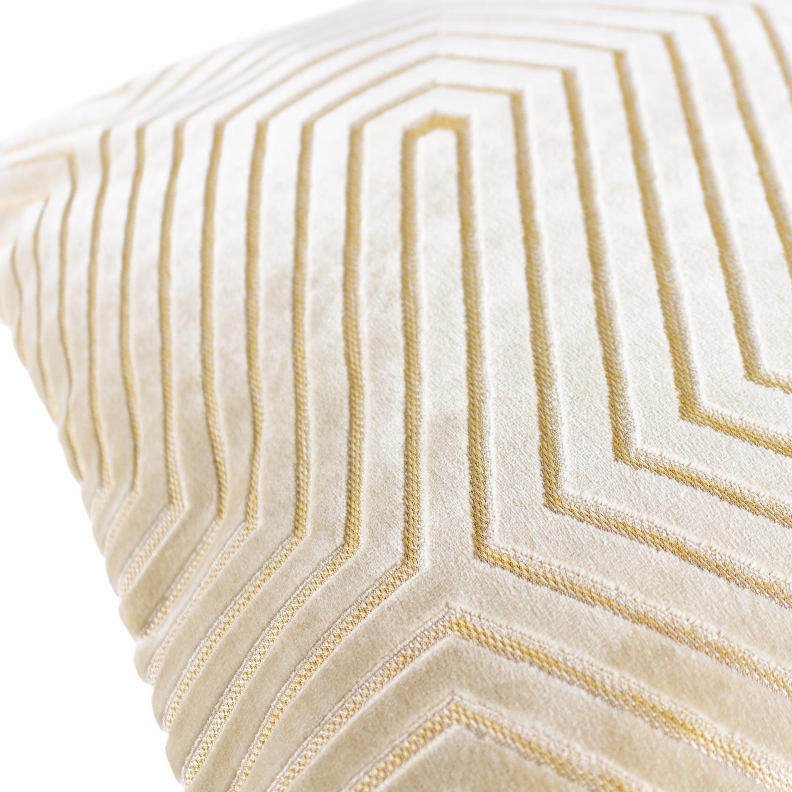 Evoke Cut Velvet Cushion Cover 18" x 18" by Paoletti