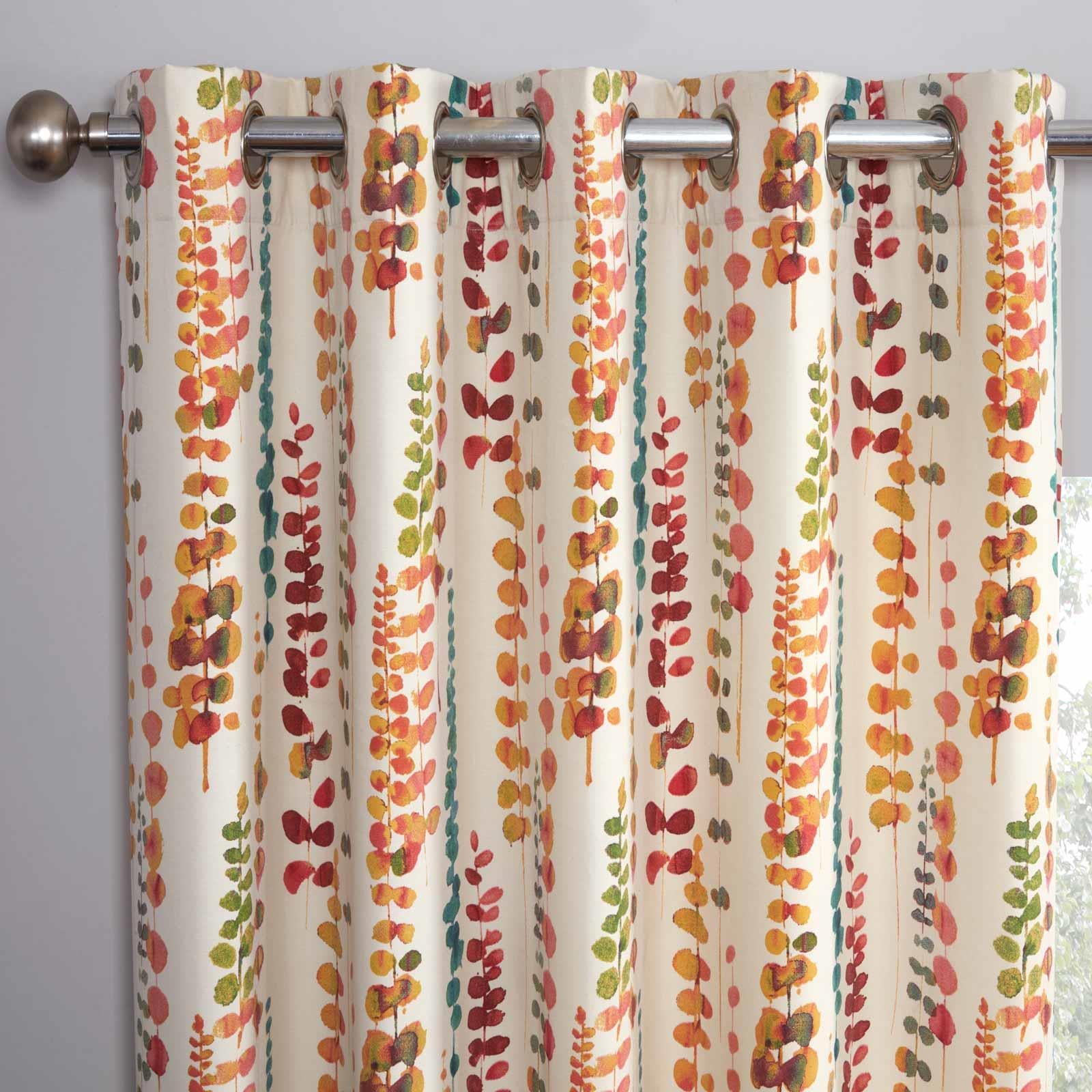 Santa Maria Floral Eyelet Curtains by Sundour