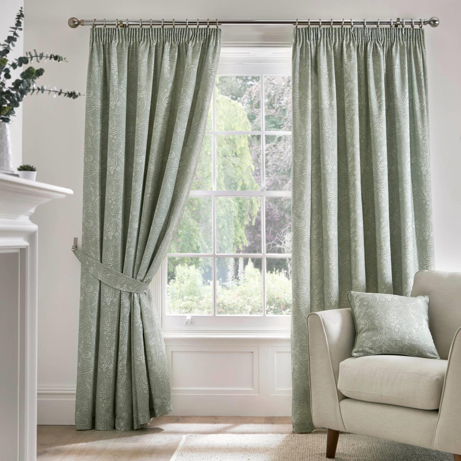 Aveline Tape Top Pencil Pleat Curtains by Dreams & Drapes