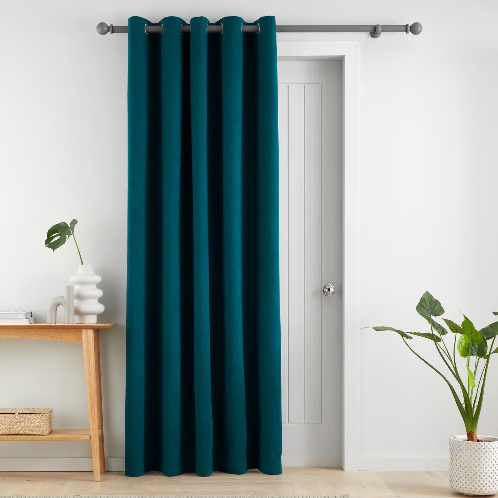 Wilson Velvet Blackout Thermal Door Curtain Panel by Catherine Lansfield
