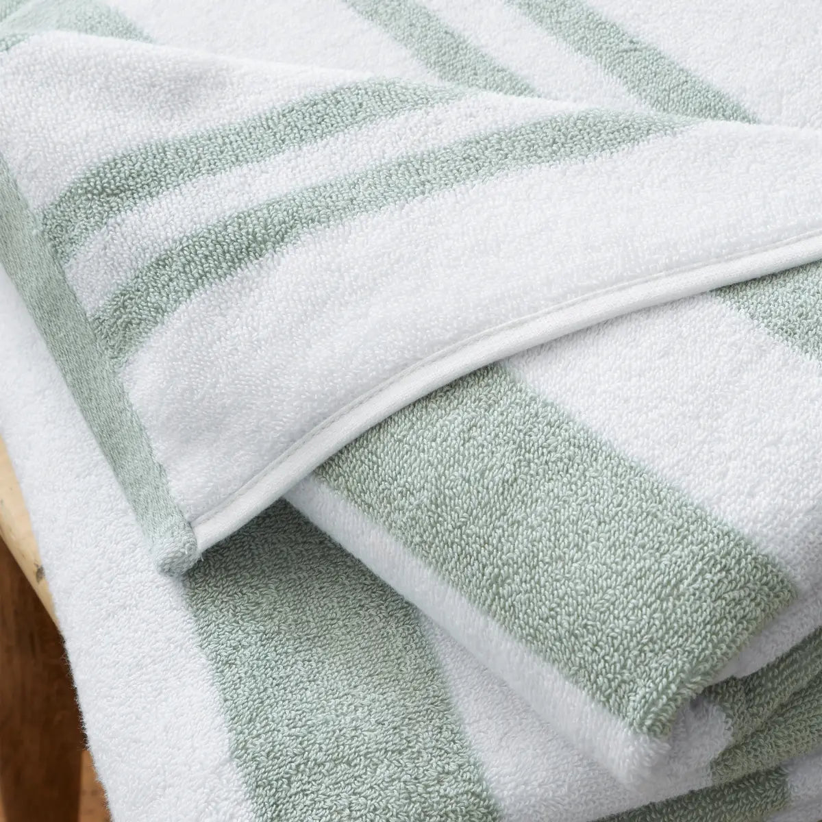 Reversible Stripe Cotton Jacquard 600gsm Towels by Bianca