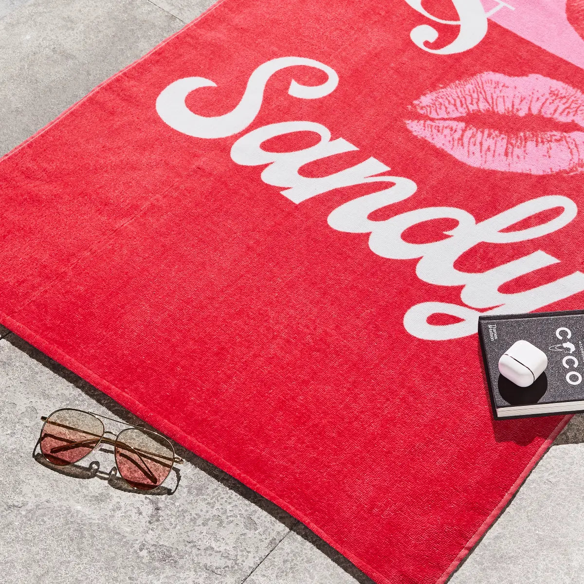 Catherine Lansfield Cotton Beach Towel 76cm x 160cm by Catherine Lansfield