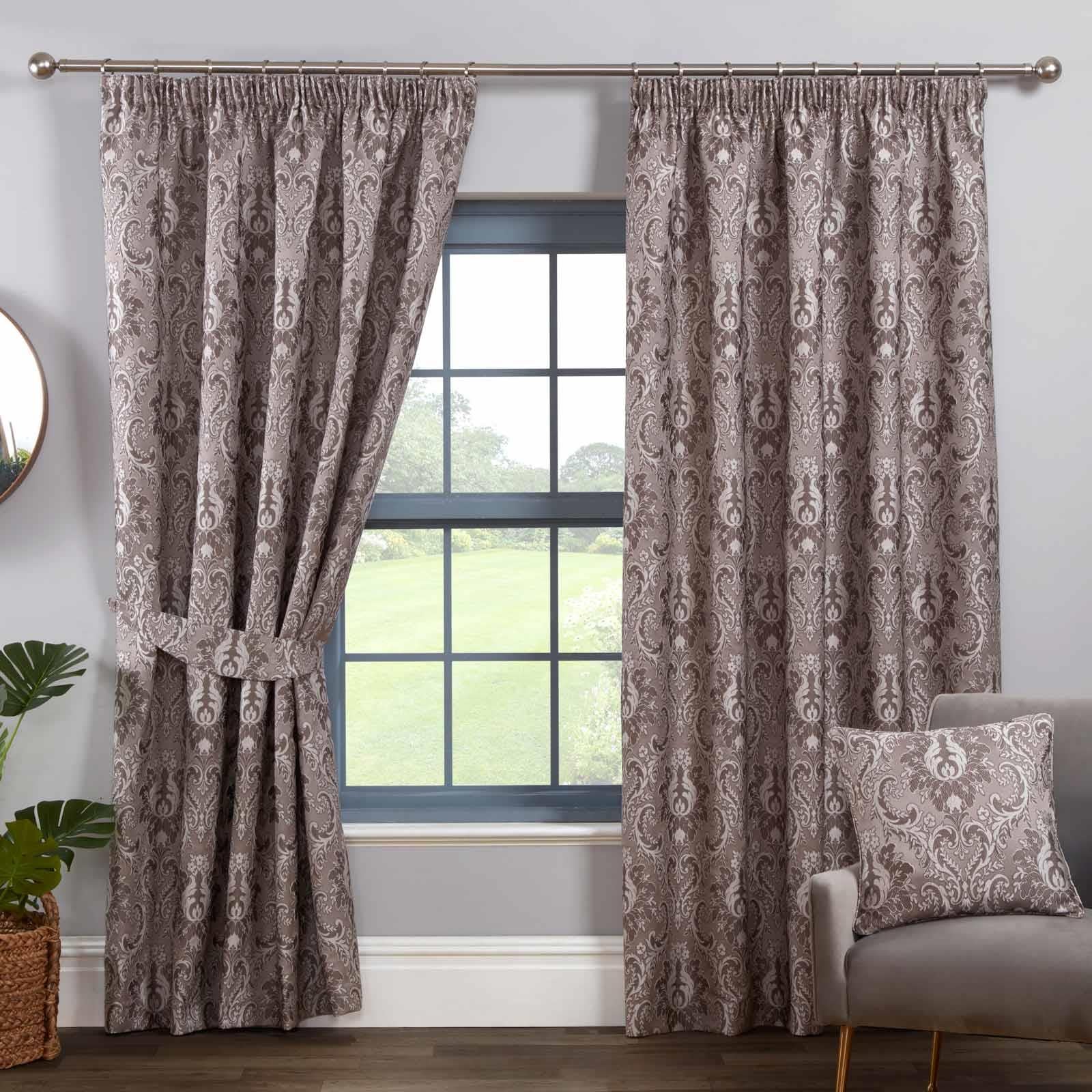 Tegola Tape Top Pencil Pleat Curtains by Sundour