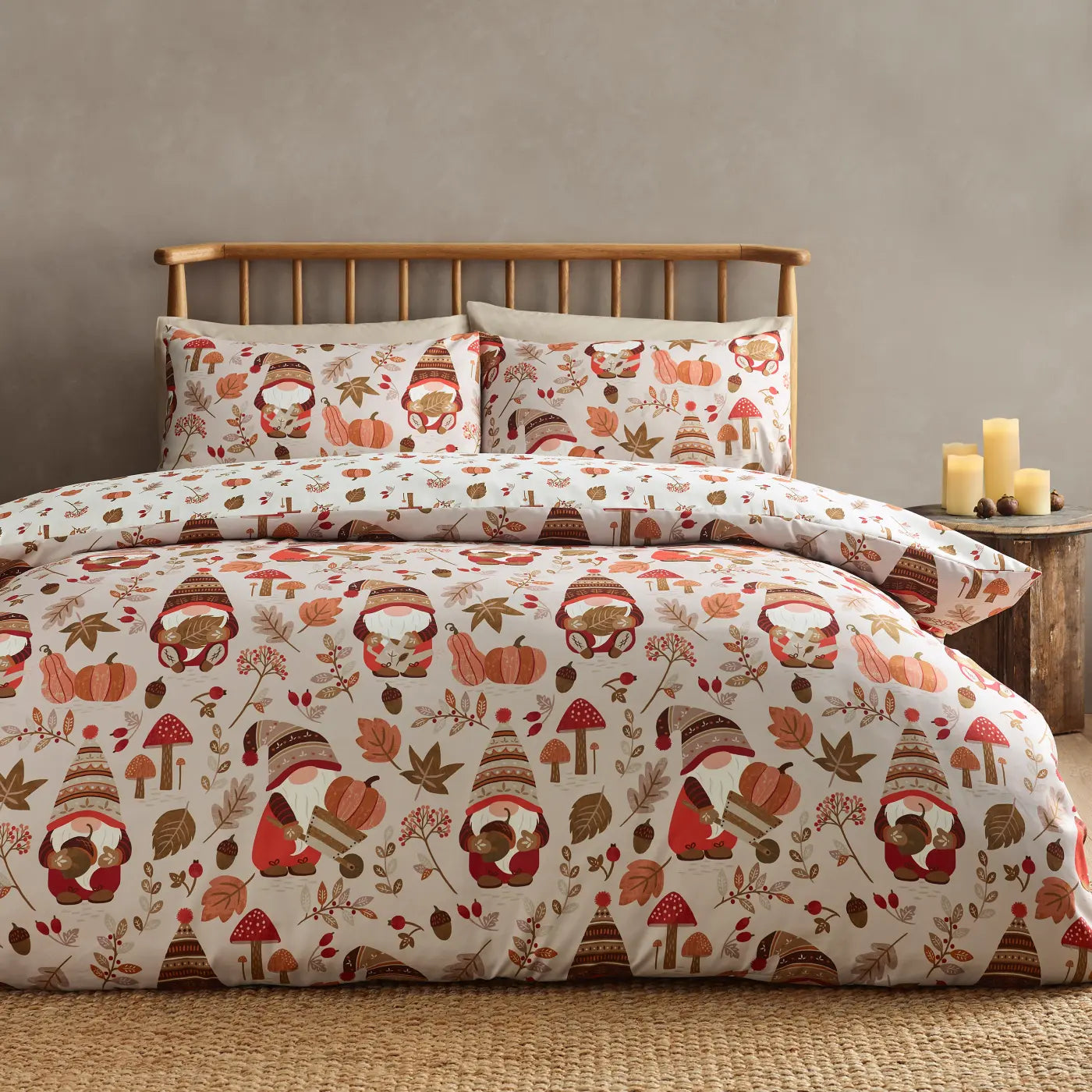 Woodland Gonks Duvet Cover by Catherine Lansfield
