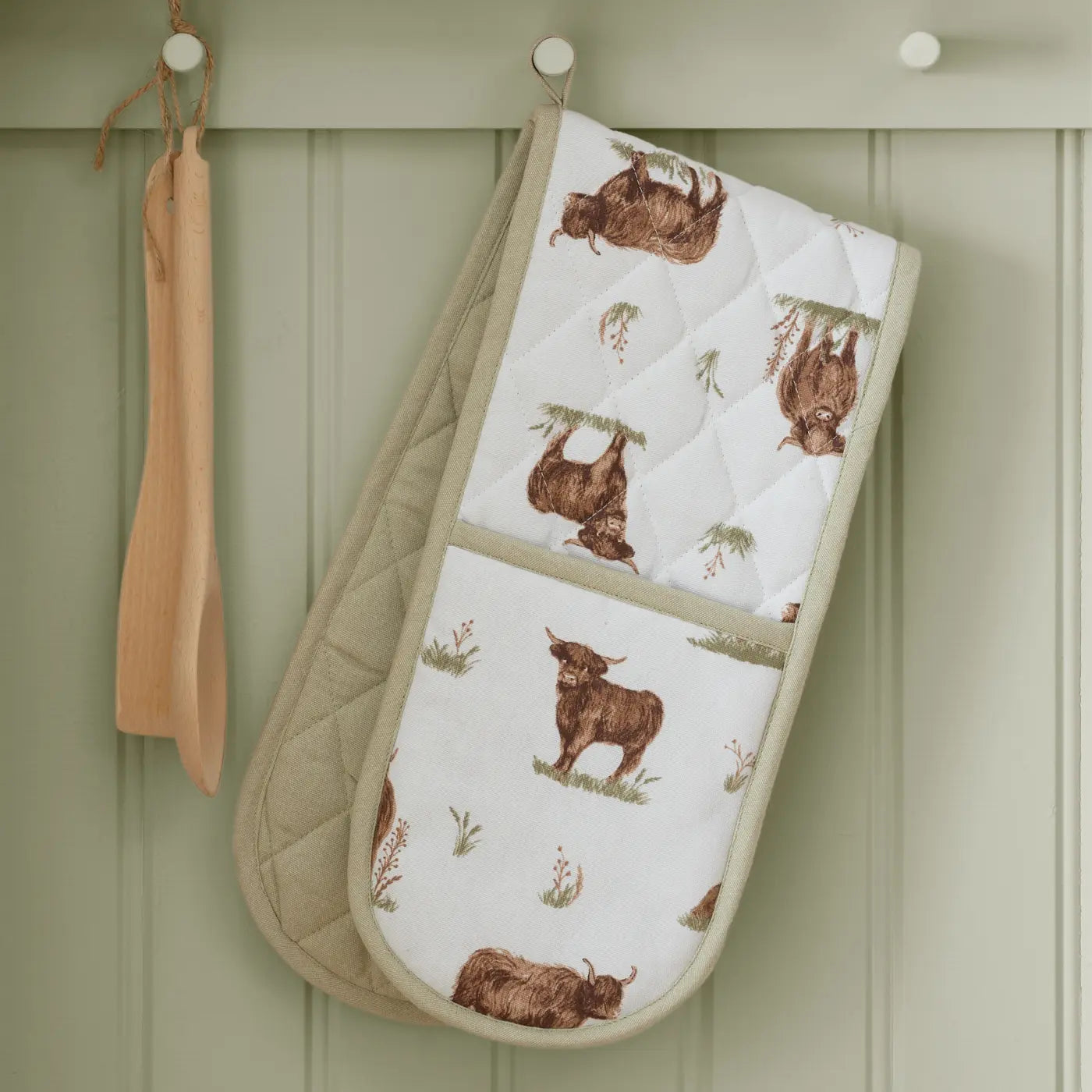Angus Highland Cow Kitchen Textiles Collection by Catherine Lansfield