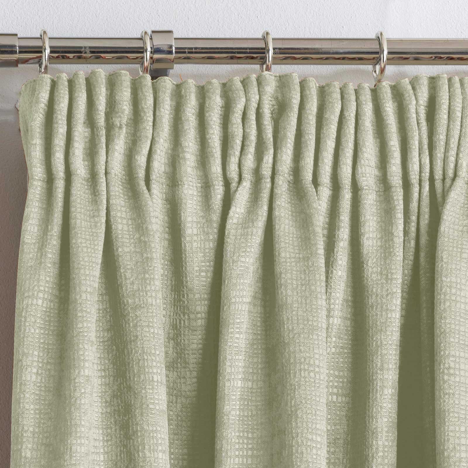 Matrix Thermal Dim Out Tape Top Pencil Pleat Curtains by Enhanced Living