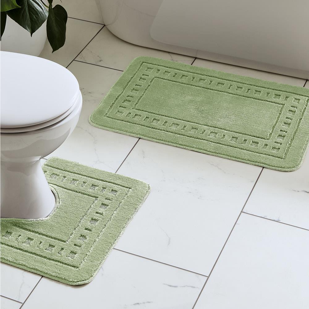 Armoni Bath Mat & Pedestal Bathroom Set by Catherine Lansfield