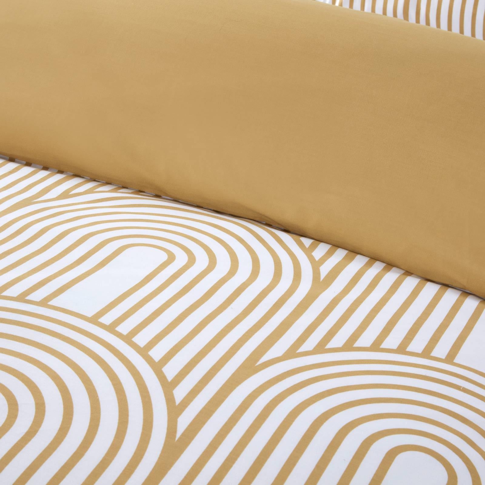 Arches Duvet Cover Set Ochre