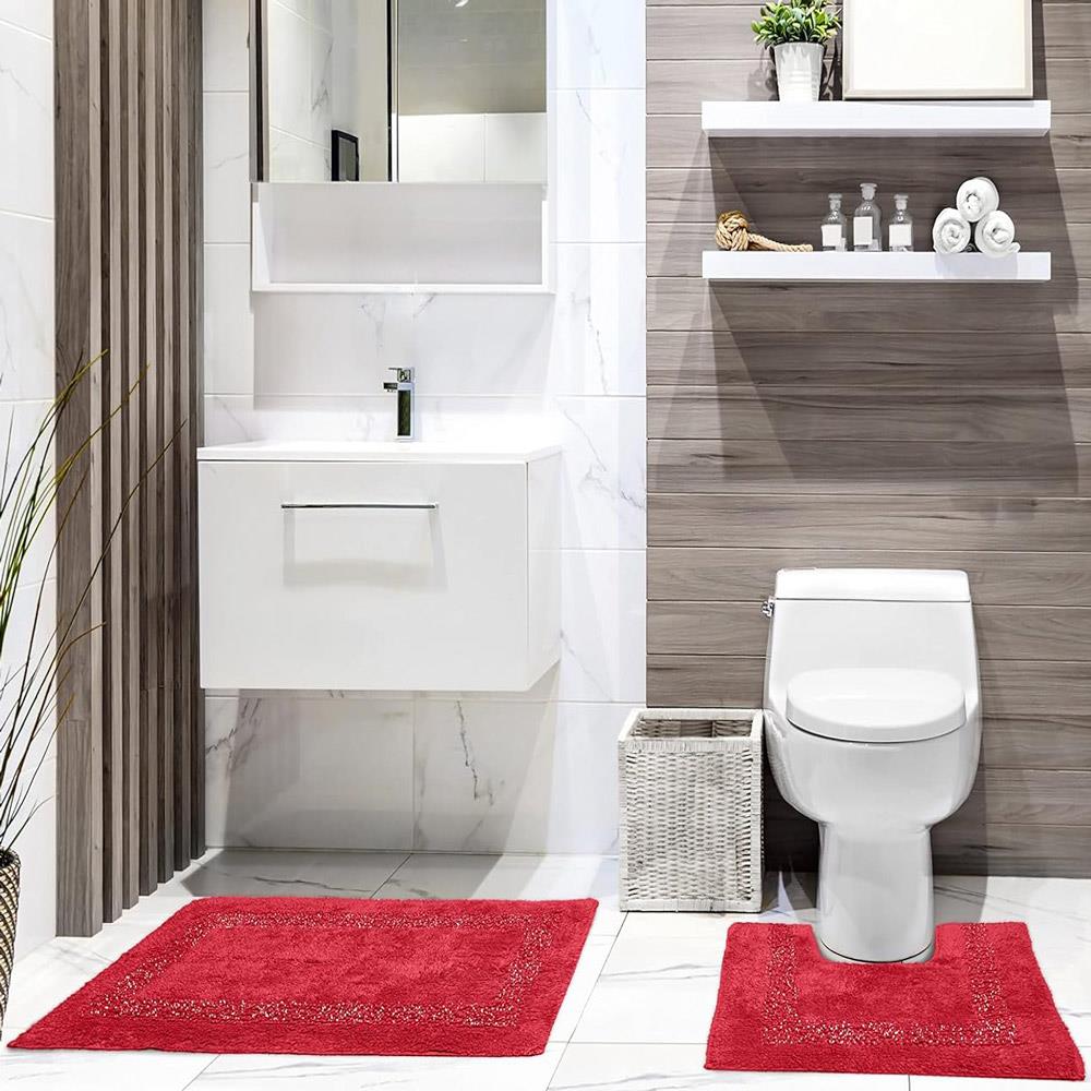 Brillaire Mat and Pedestal Bathroom Set by Emma Barclay