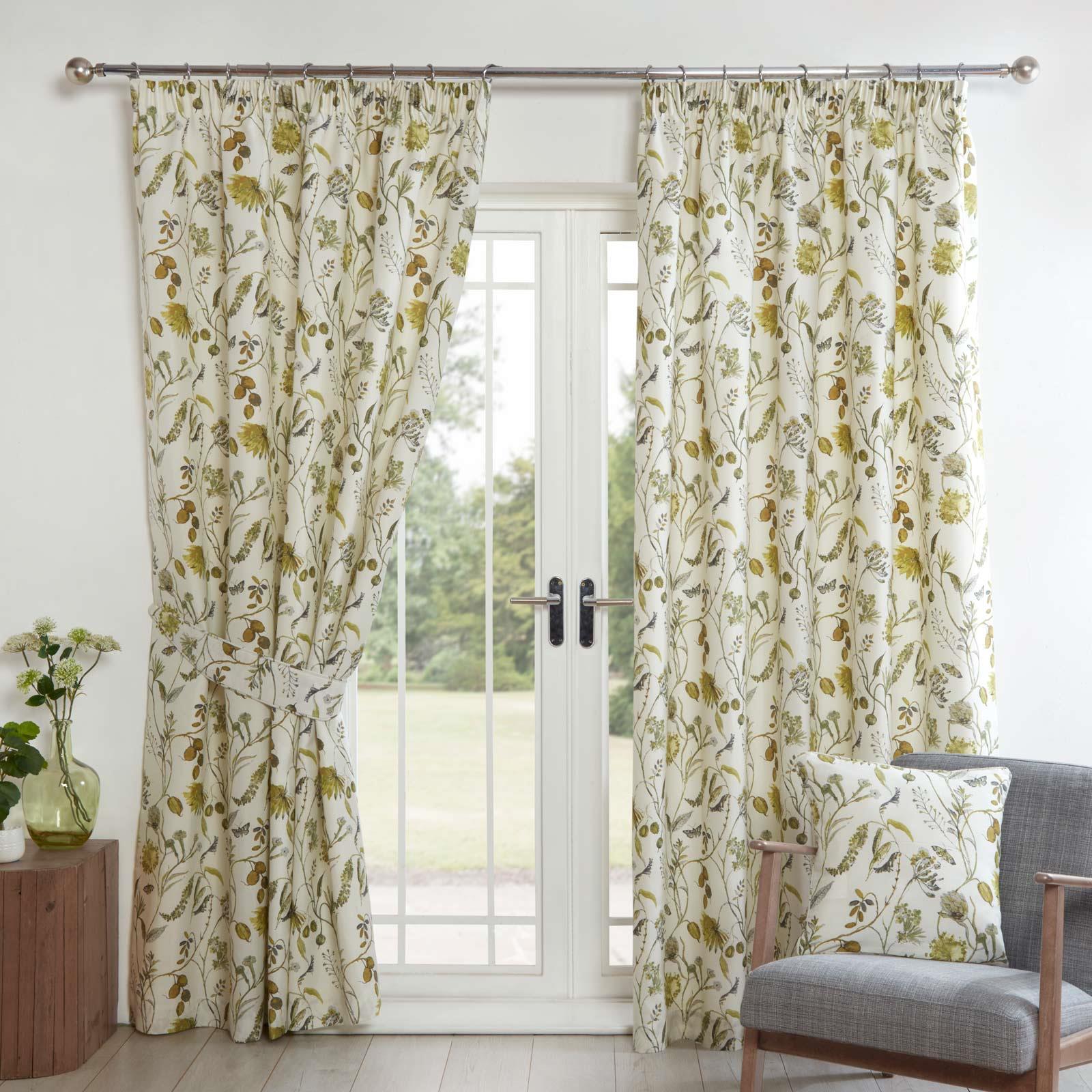 Grove Lined Tape Top Pencil Pleat Curtains by Sundour