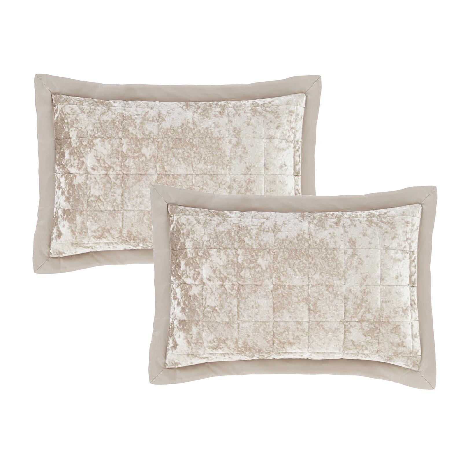 Crushed Velvet Pillowsham Pair by Catherine Lansfield