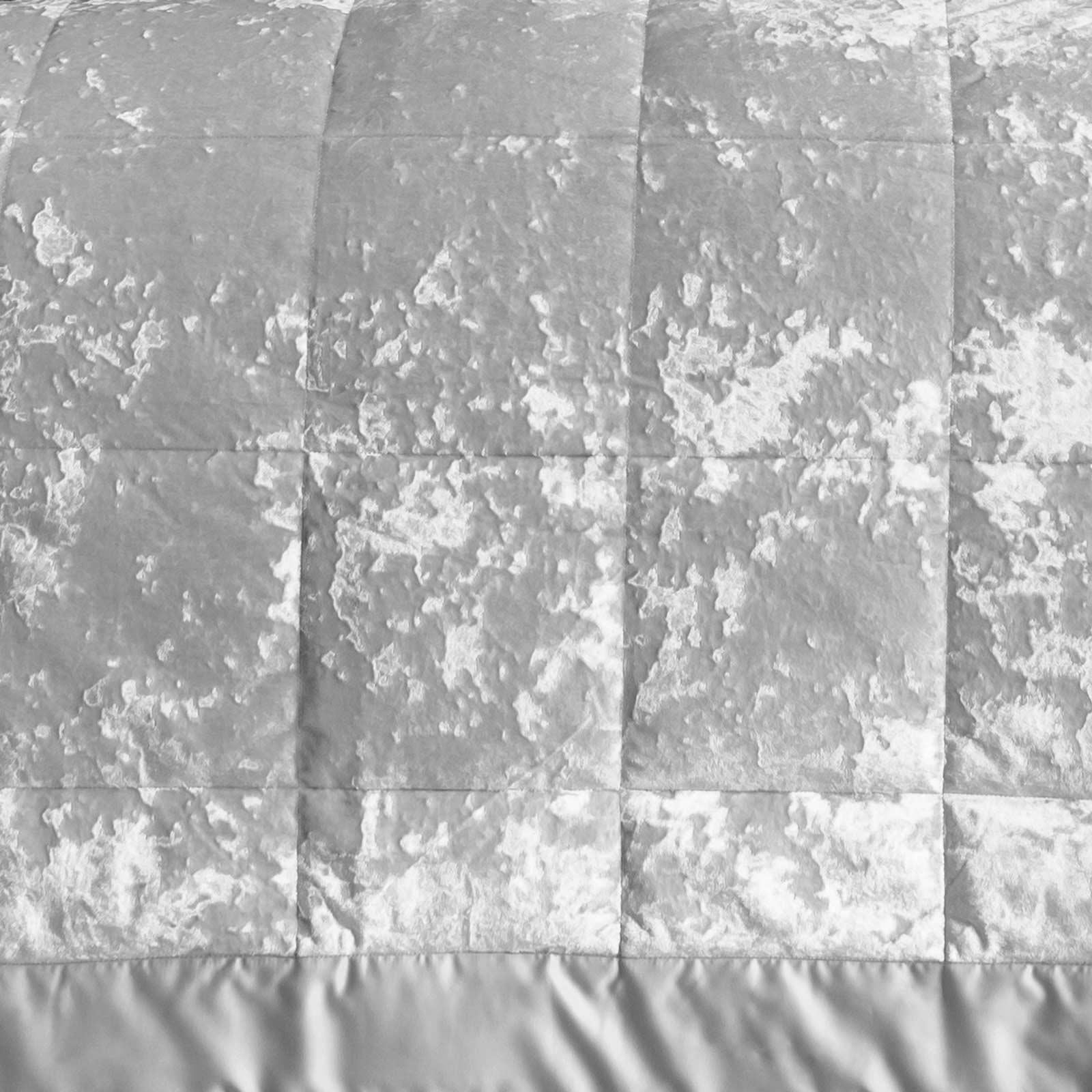 Crushed Velvet Bedspread 220cm x 220cm by Catherine Lansfield