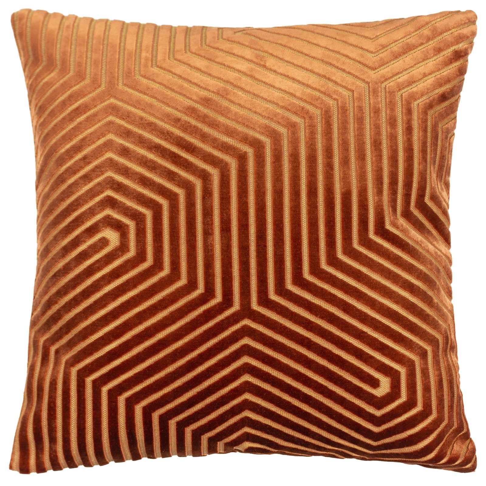 Evoke Cut Velvet Cushion Cover 18" x 18" by Paoletti