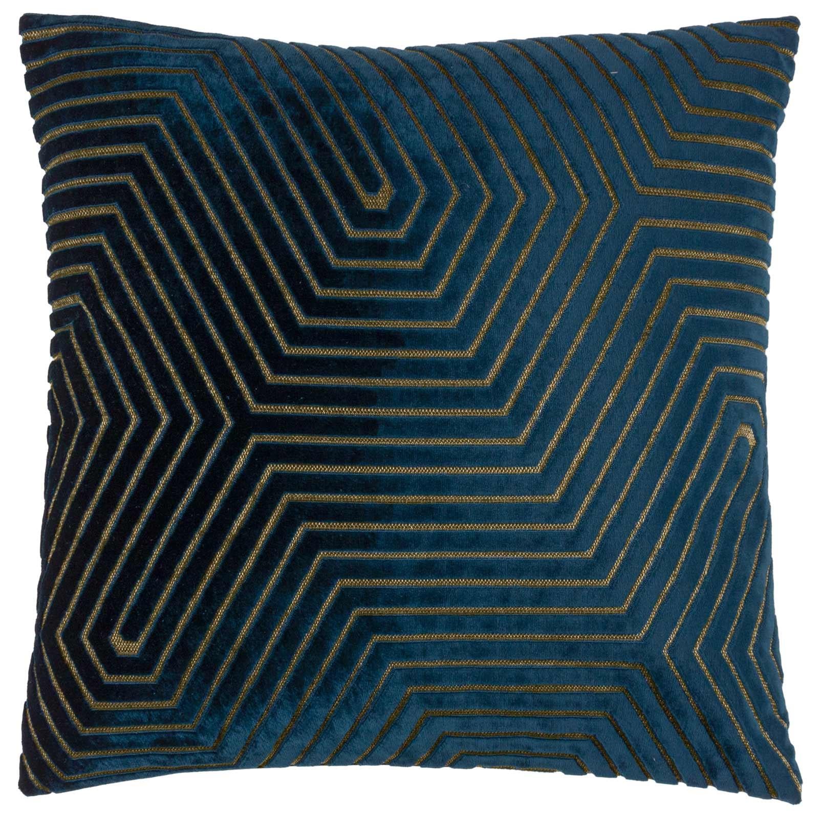 Evoke Cut Velvet Cushion Cover 18" x 18" by Paoletti