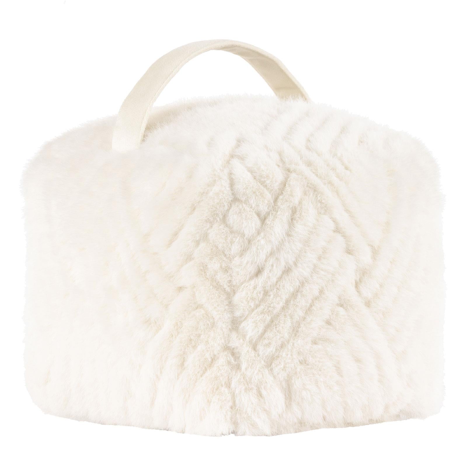 Sonnet Faux Fur Door Stop by Paoletti