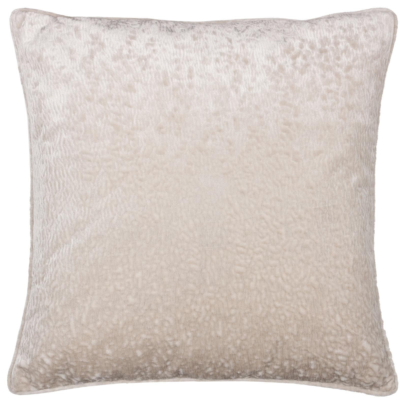 Ripple Plush Velvet Cushion Cover 20" x 20" by Paoletti