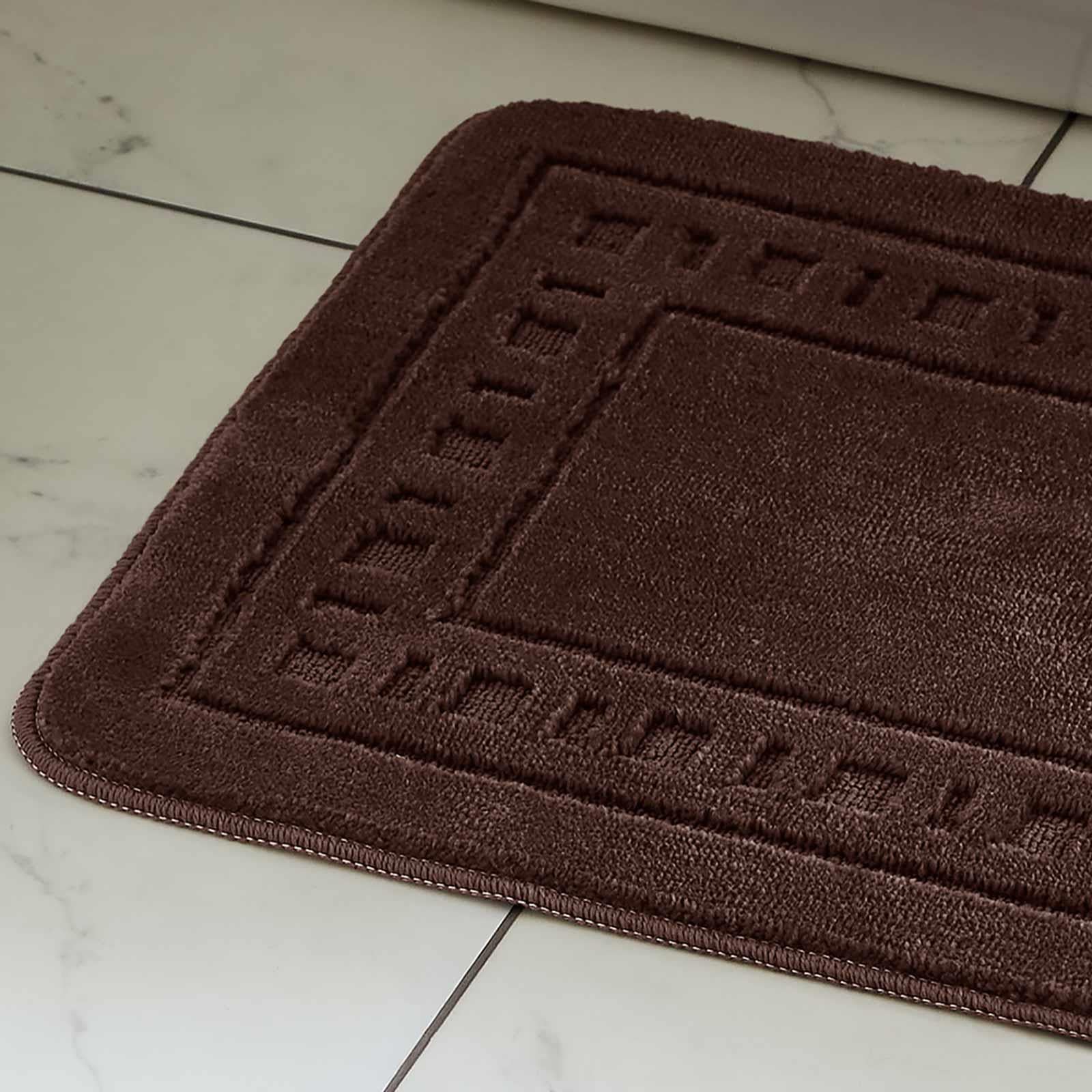 Armoni Bath Mat & Pedestal Bathroom Set by Catherine Lansfield