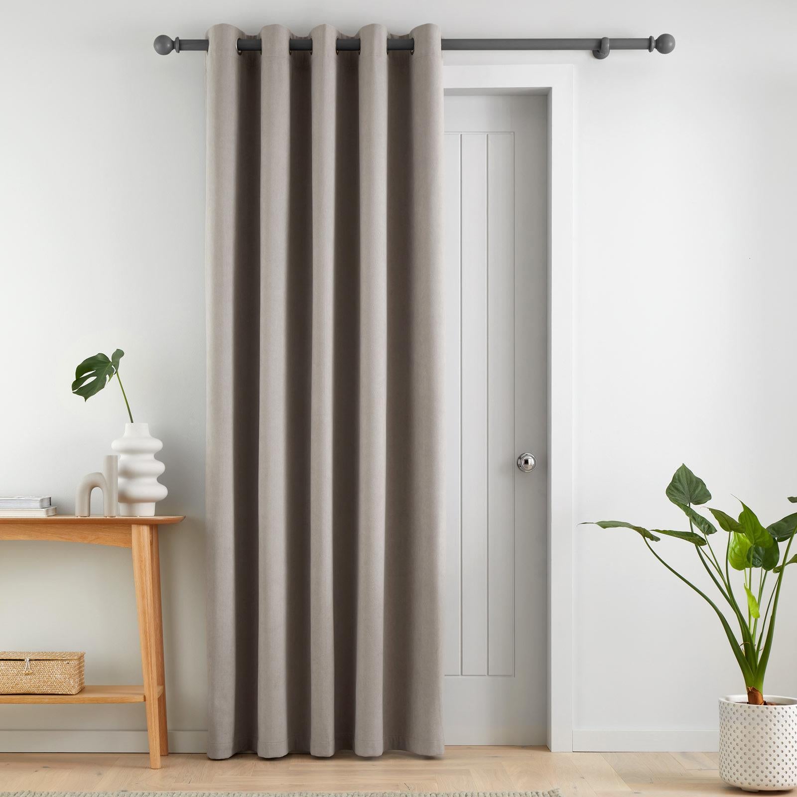 Wilson Velvet Blackout Thermal Door Curtain Panel by Catherine Lansfield