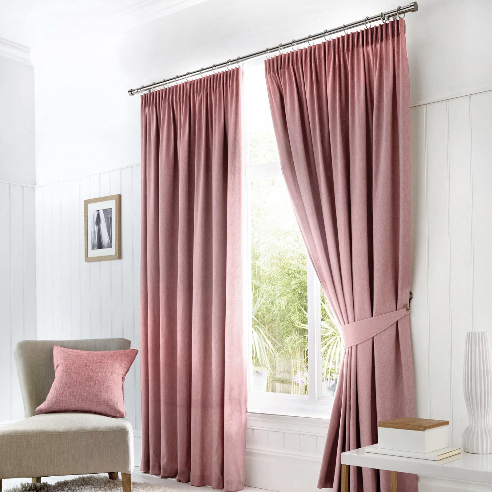 Dijon Blackout Tape Top Pencil Pleat Curtains by Fusion