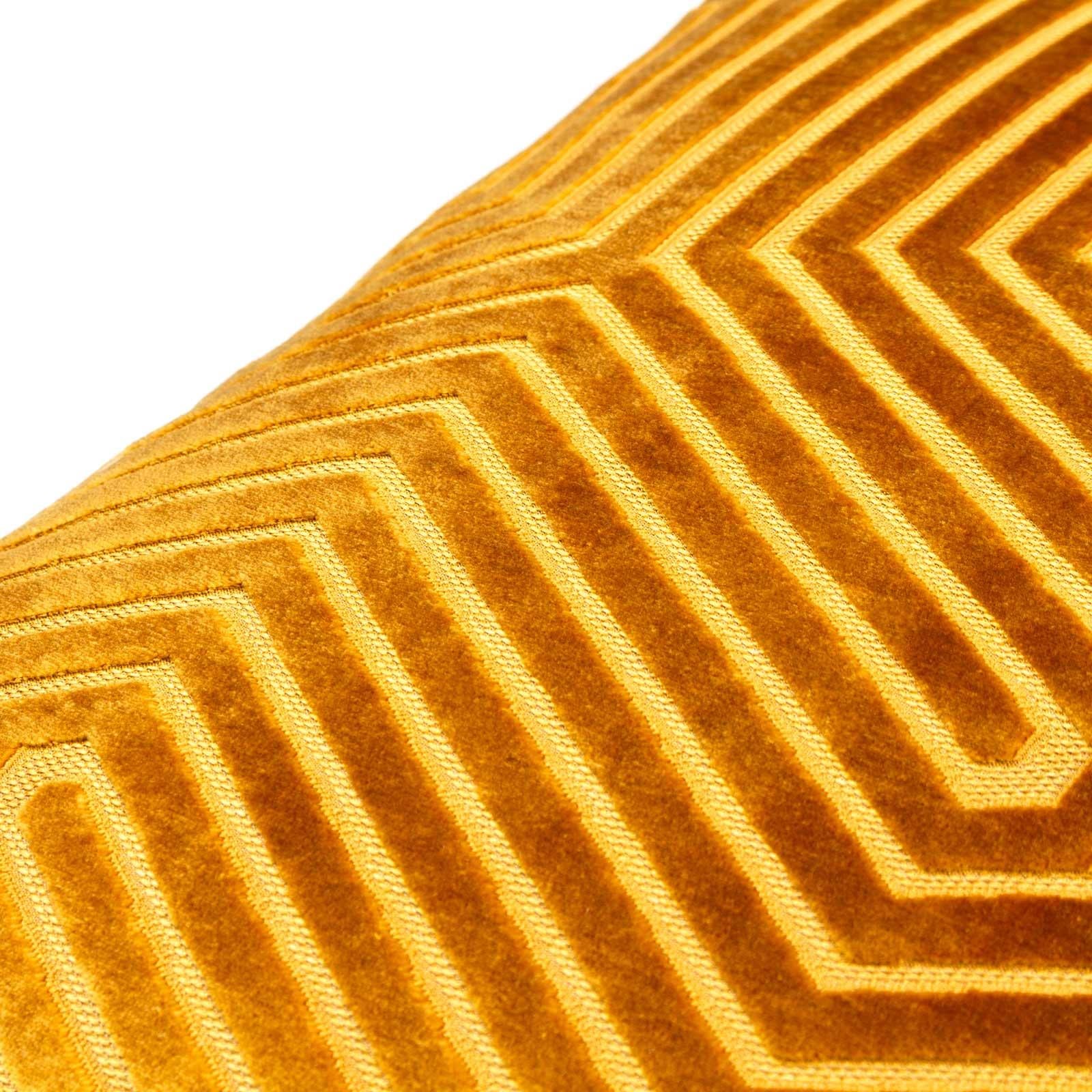 Evoke Cut Velvet Cushion Cover 18" x 18" by Paoletti