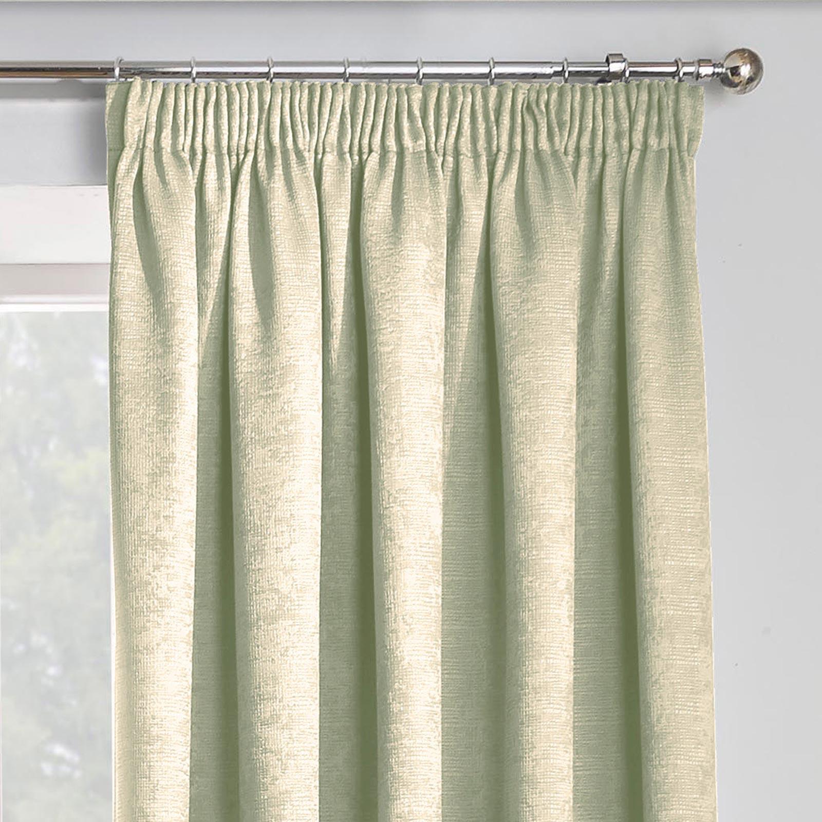 Matrix Thermal Dim Out Tape Top Pencil Pleat Curtains by Enhanced Living
