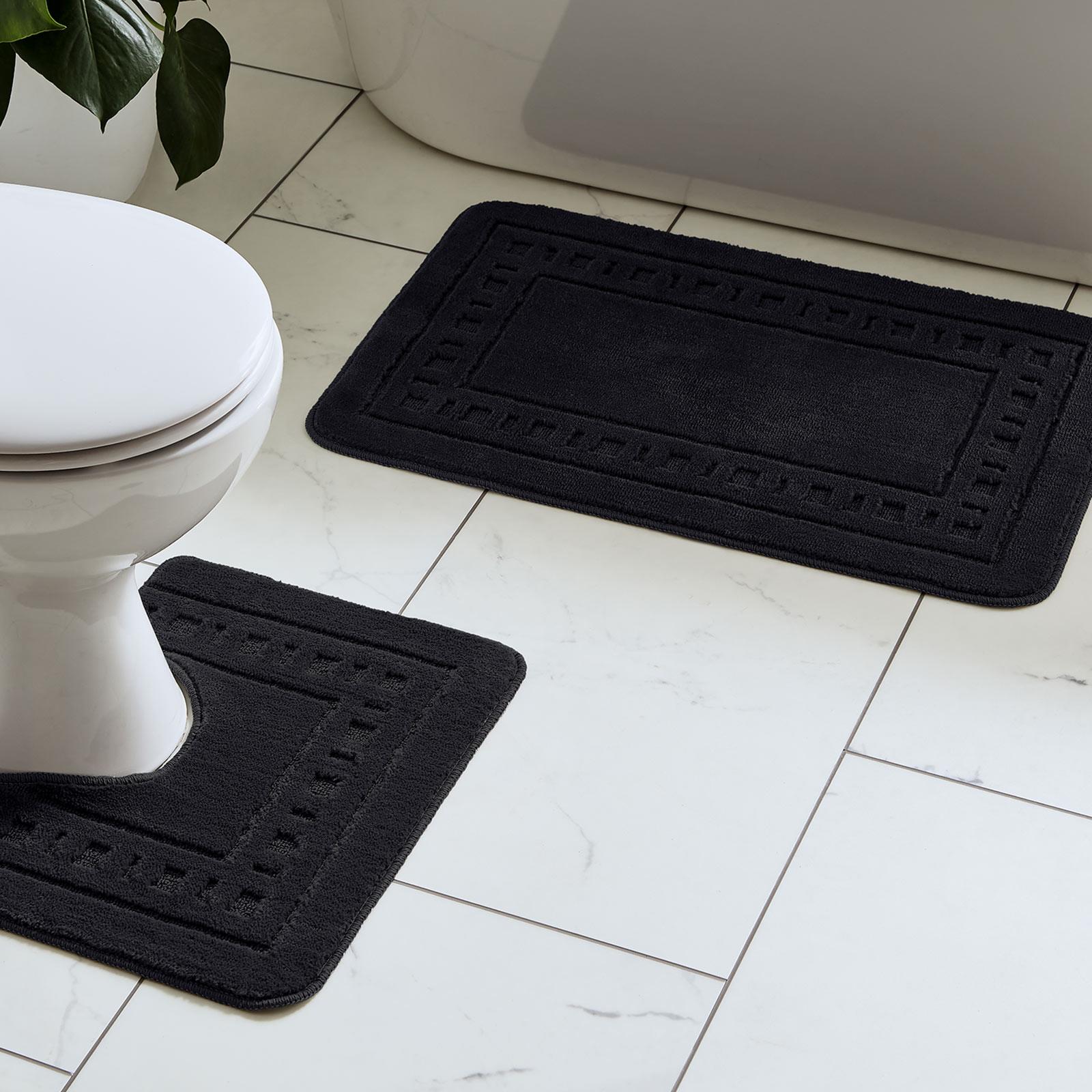 Armoni Bath Mat & Pedestal Bathroom Set by Catherine Lansfield