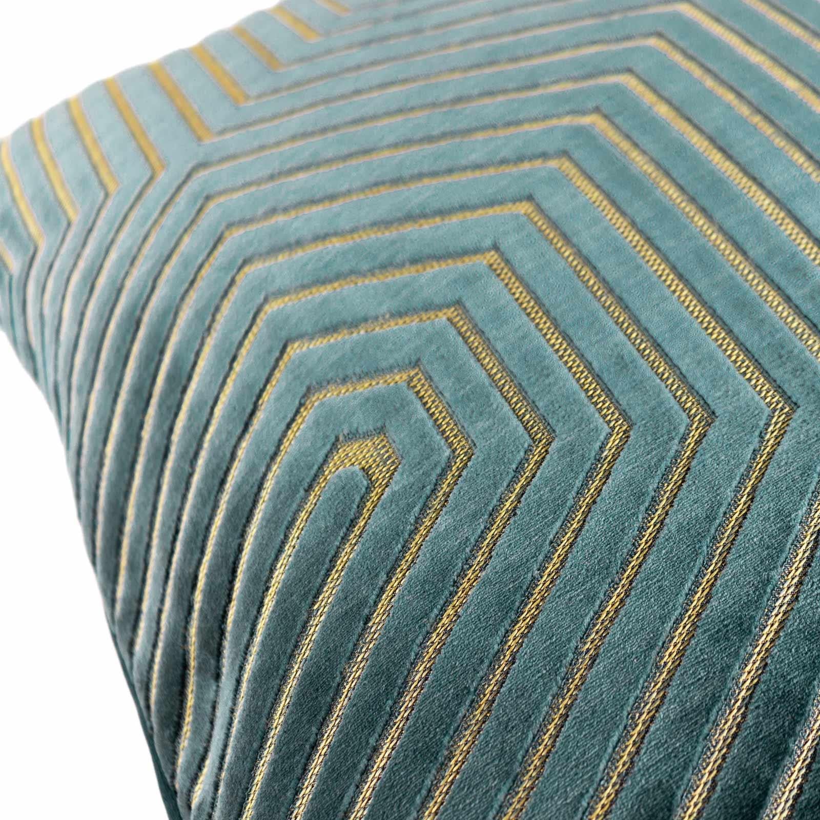 Evoke Cut Velvet Cushion Cover 18" x 18" by Paoletti