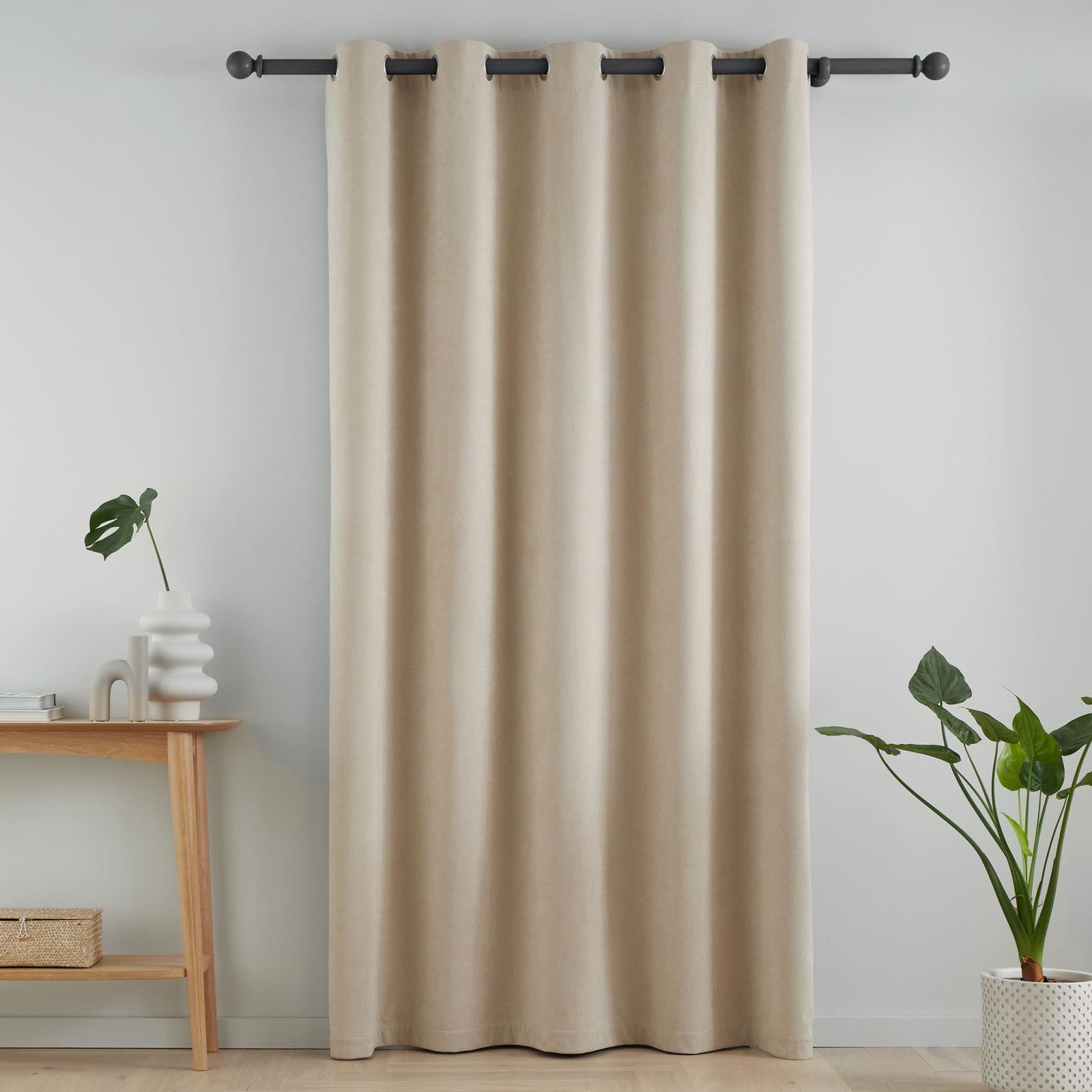Wilson Velvet Blackout Thermal Door Curtain Panel by Catherine Lansfield