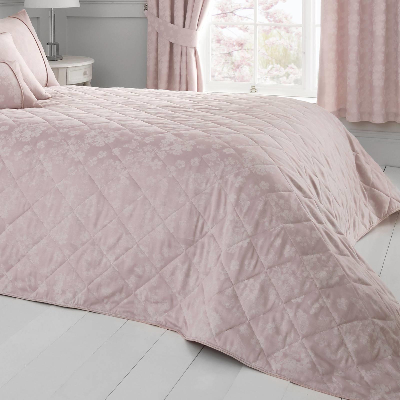 Blossom Jacquard Bedspread by Dreams & Drapes Woven