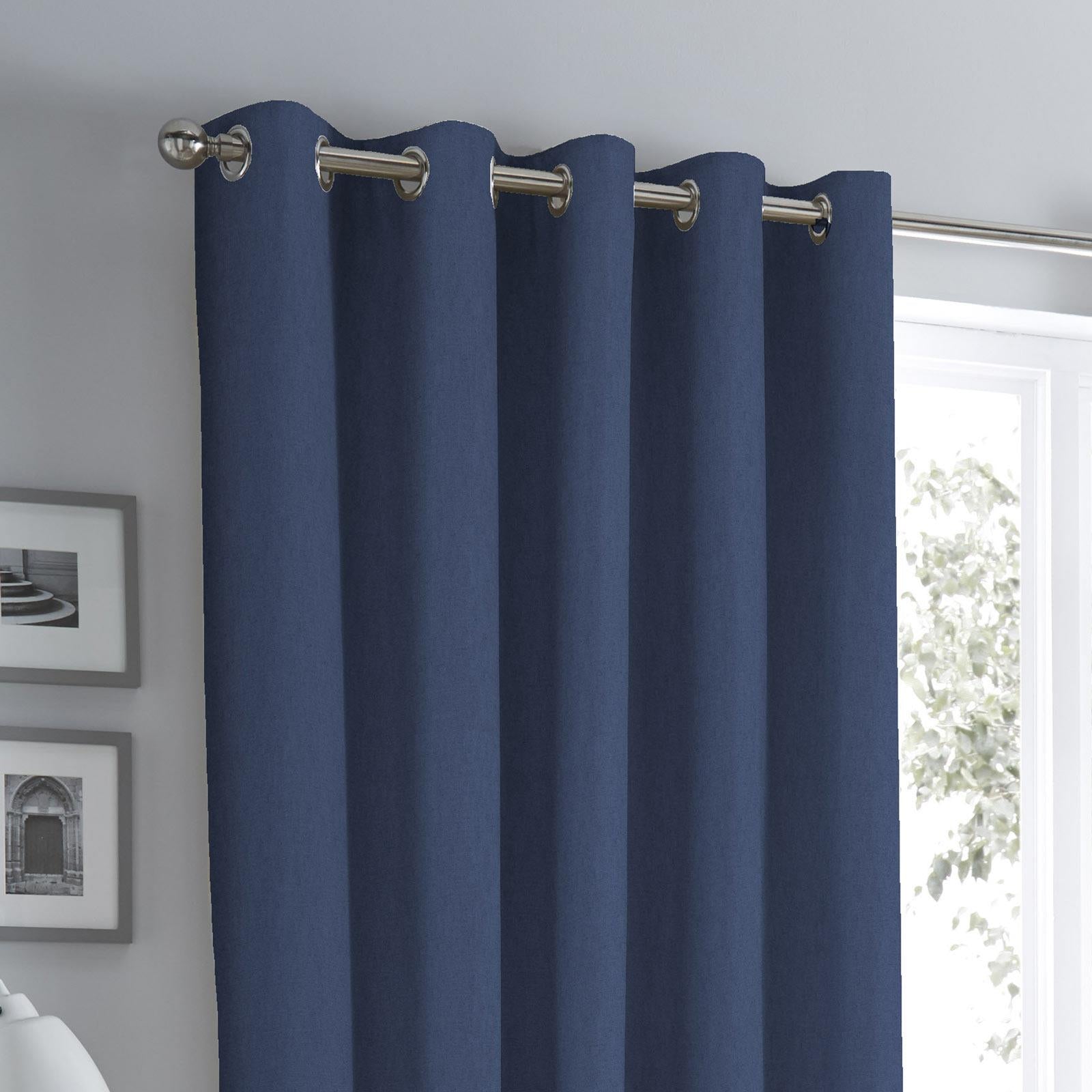 Sorbonne Cotton Lined Eyelet Curtains by Fusion