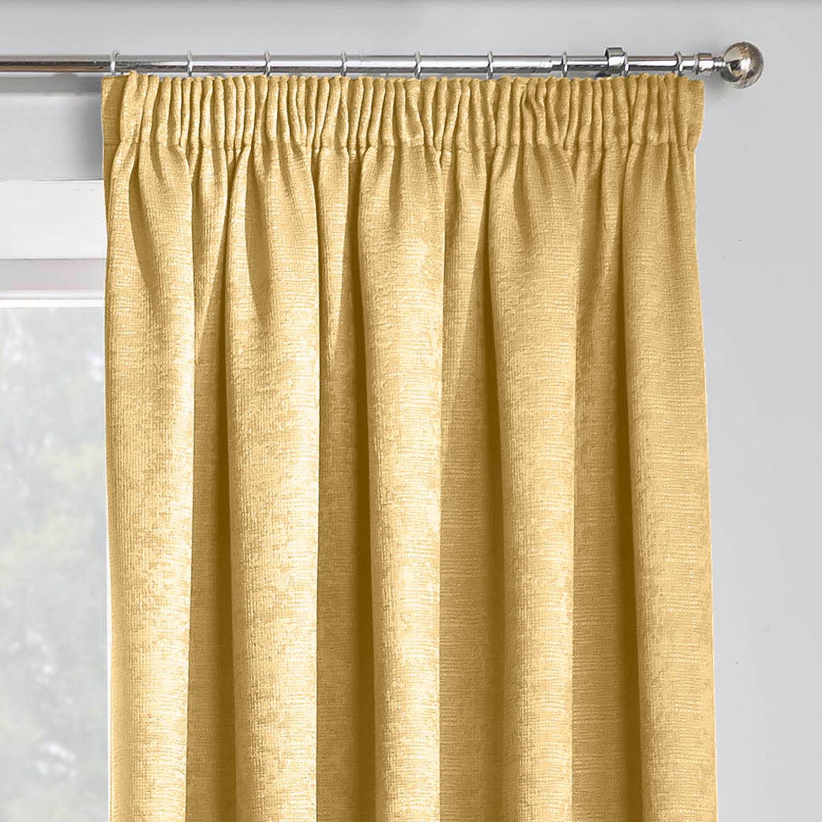 Matrix Thermal Dim Out Tape Top Pencil Pleat Curtains by Enhanced Living