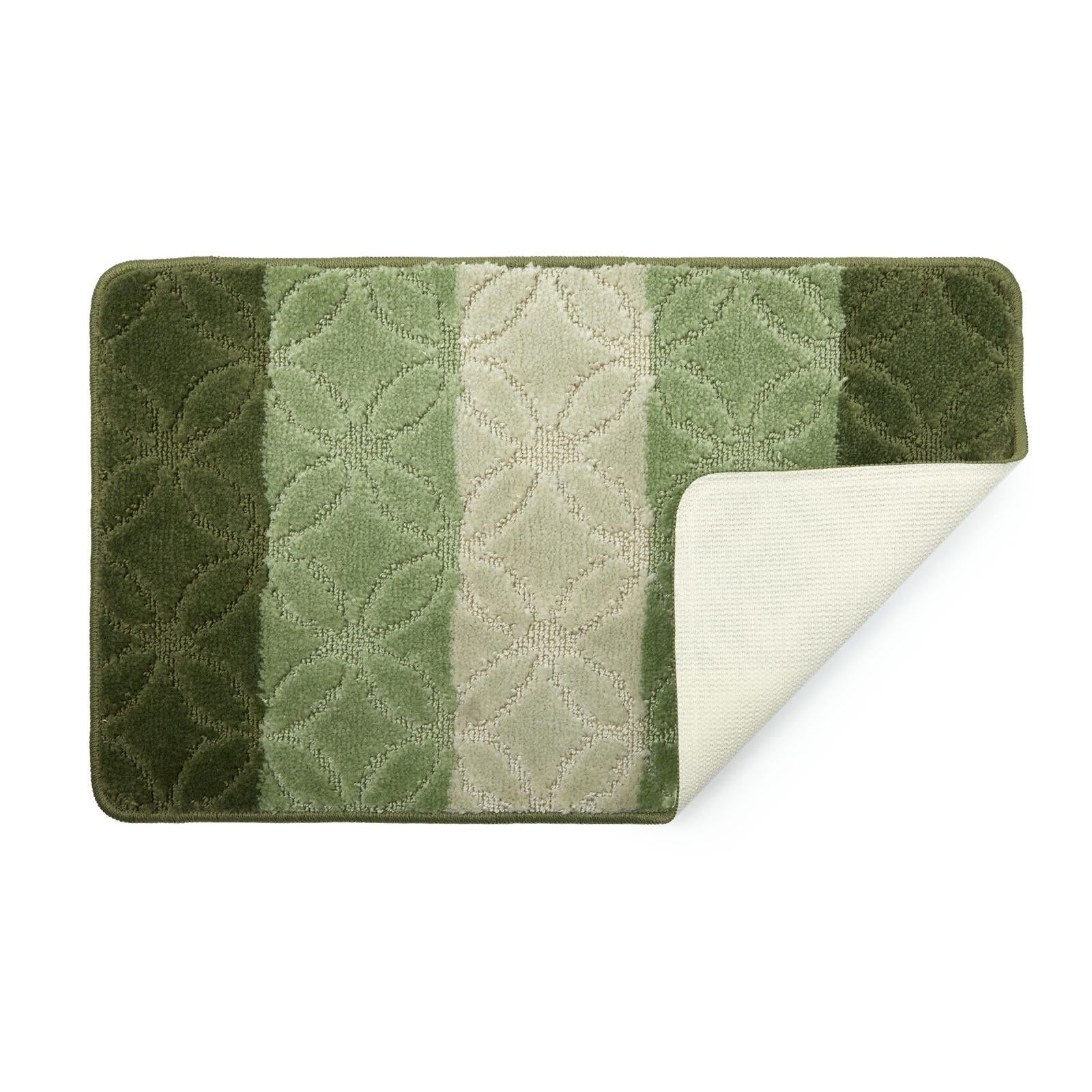 Halo Non-Slip Bath Mat & Pedestal Bathroom Set by Emma Barclay