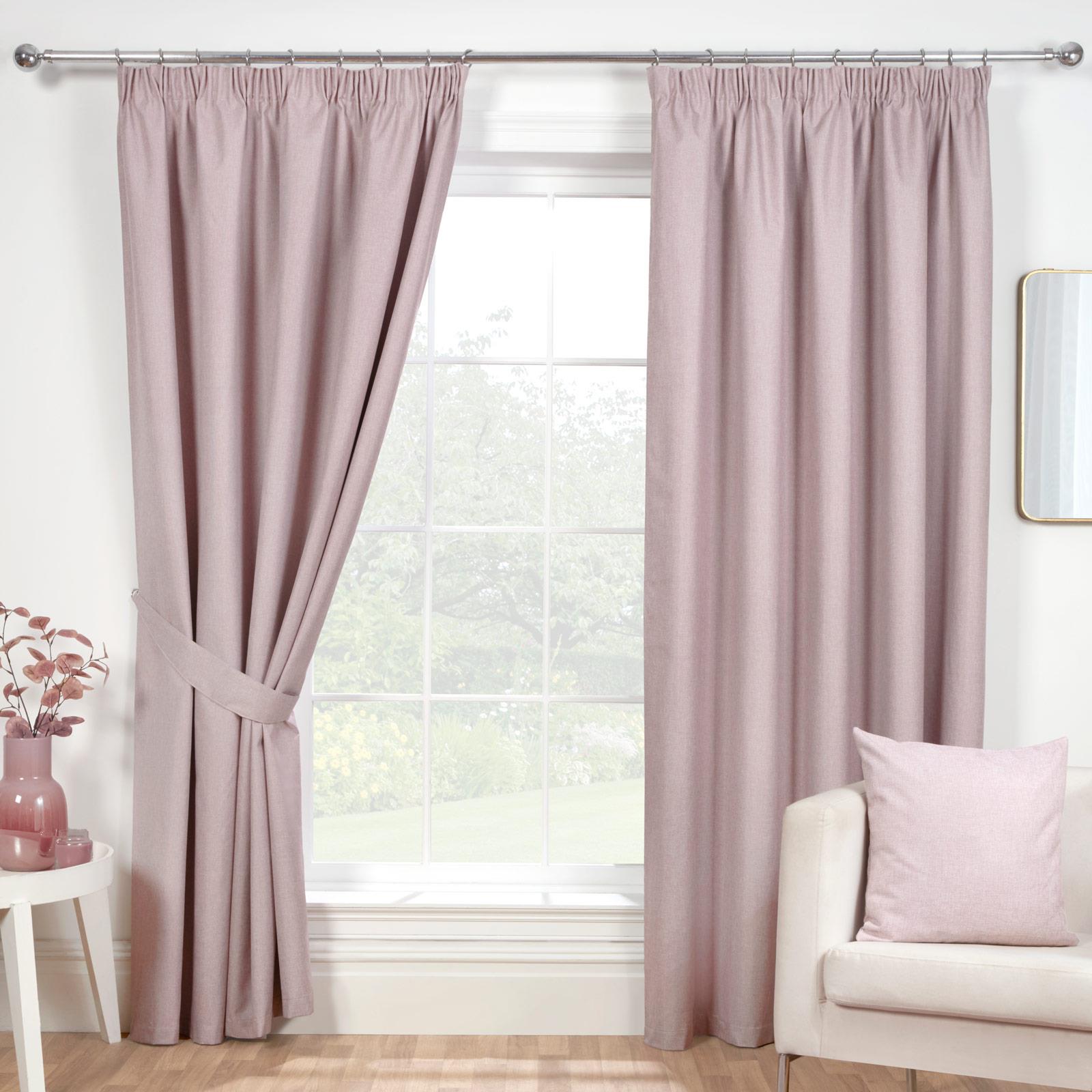 Eclipse Blackout Tape Top Pencil Pleat Curtains by Sundour