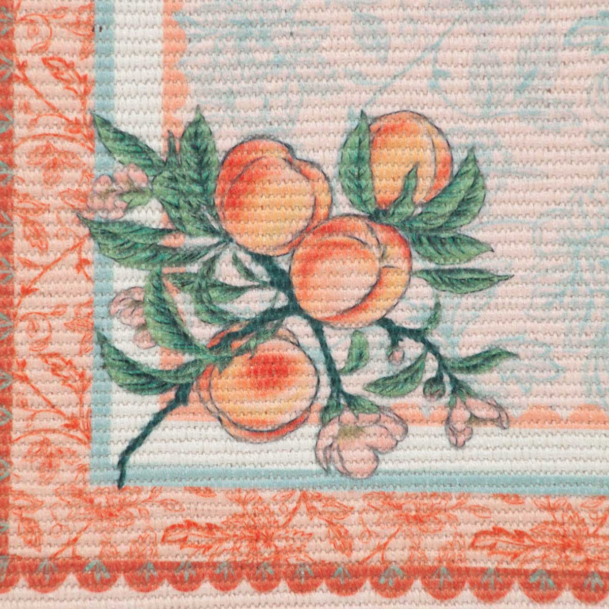 Anemone Peaches Kitchen Table Runner / Placemat by furn.