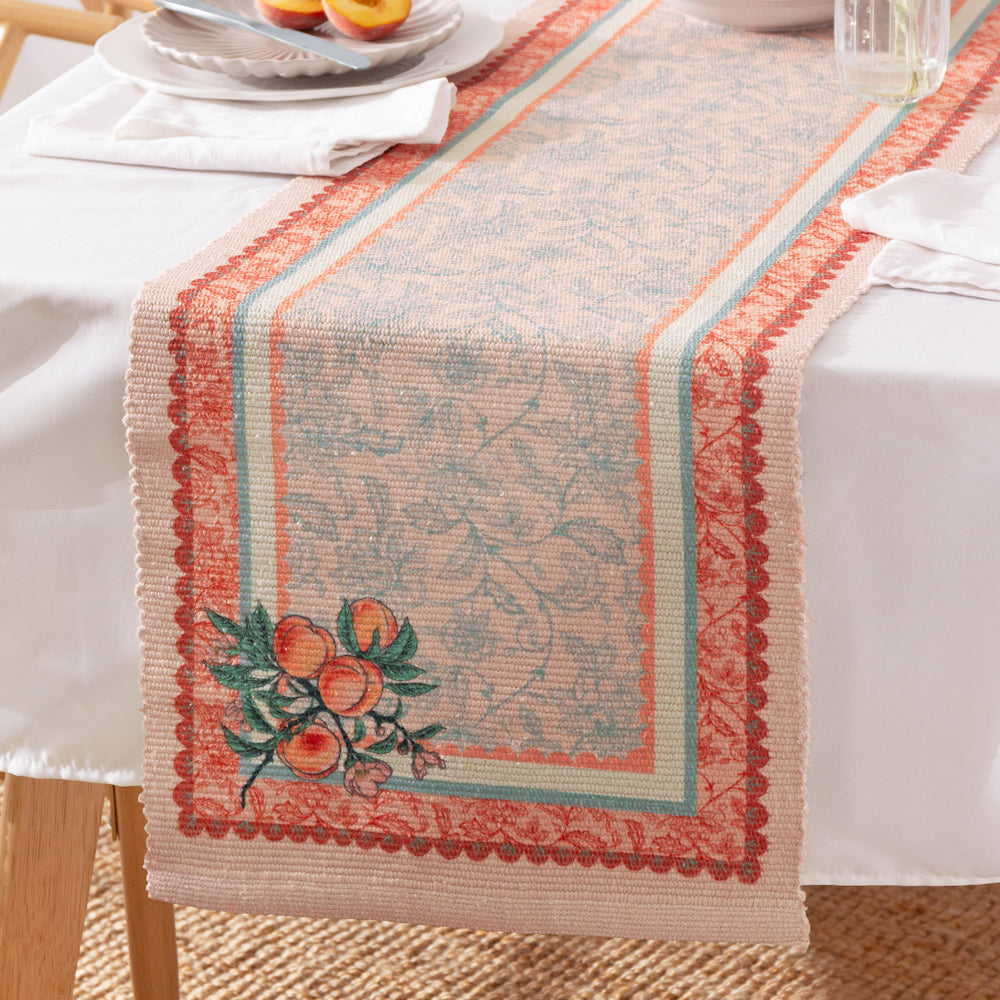 Anemone Peaches Kitchen Table Runner / Placemat by furn.