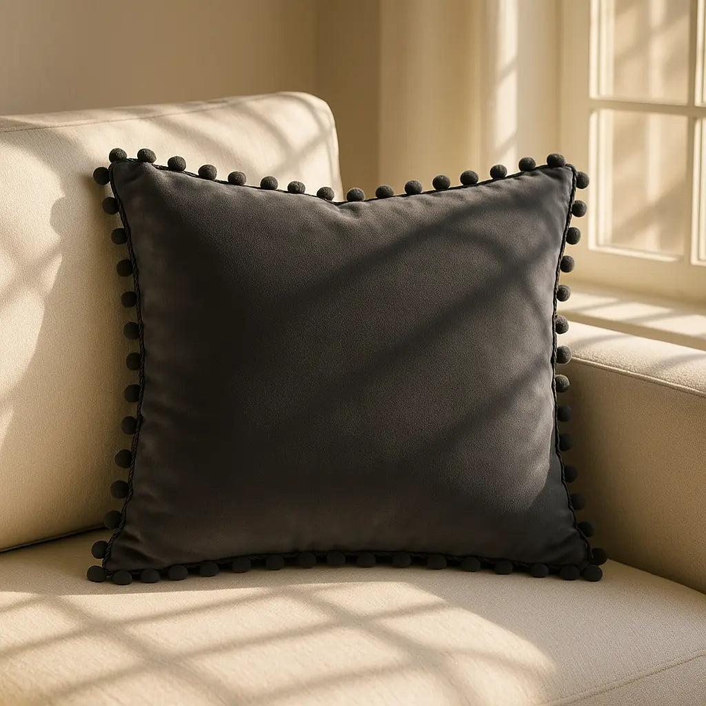 Poms Cushion Cover 43cm x 43cm (17"x17") by Alan Symonds
