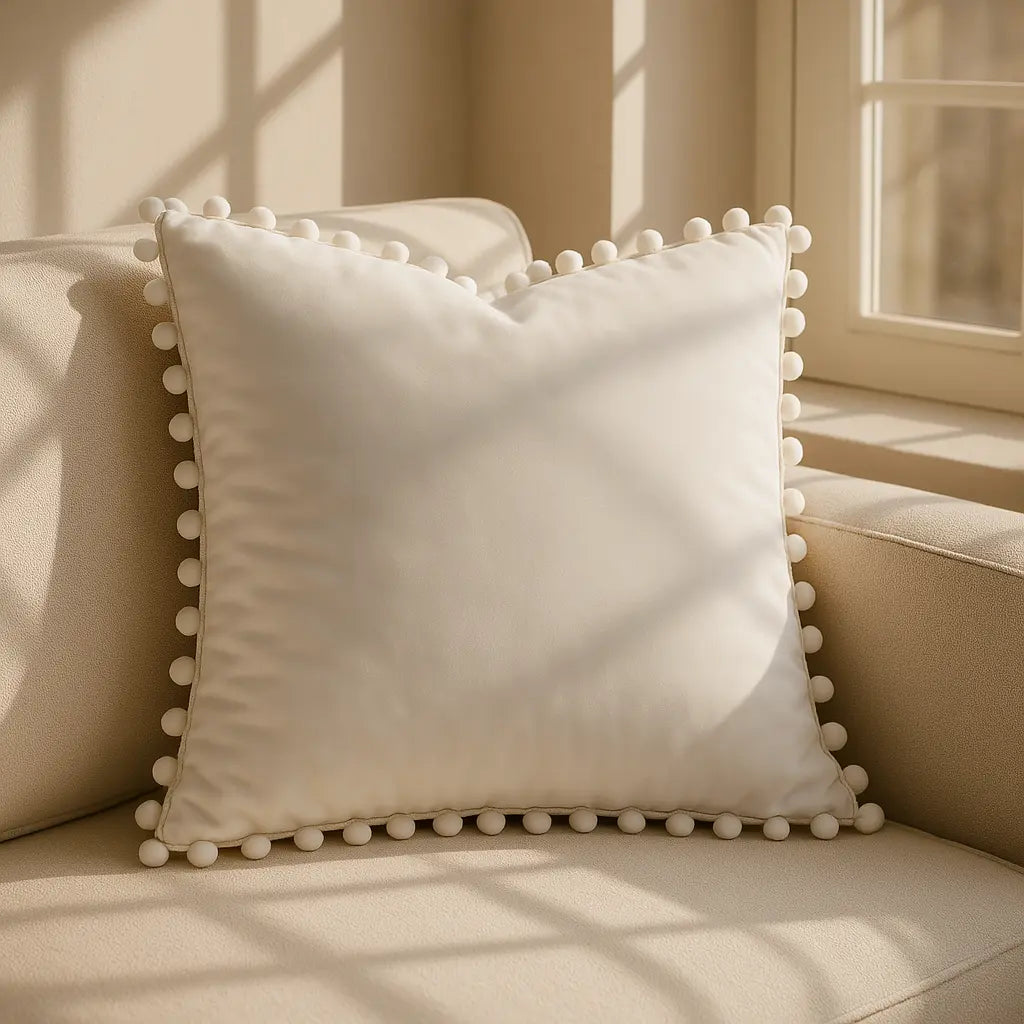 Poms Cushion Cover 43cm x 43cm (17"x17") by Alan Symonds