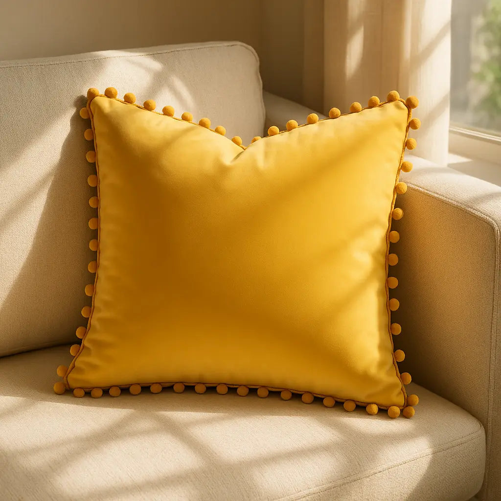 Poms Cushion Cover 43cm x 43cm (17"x17") by Alan Symonds