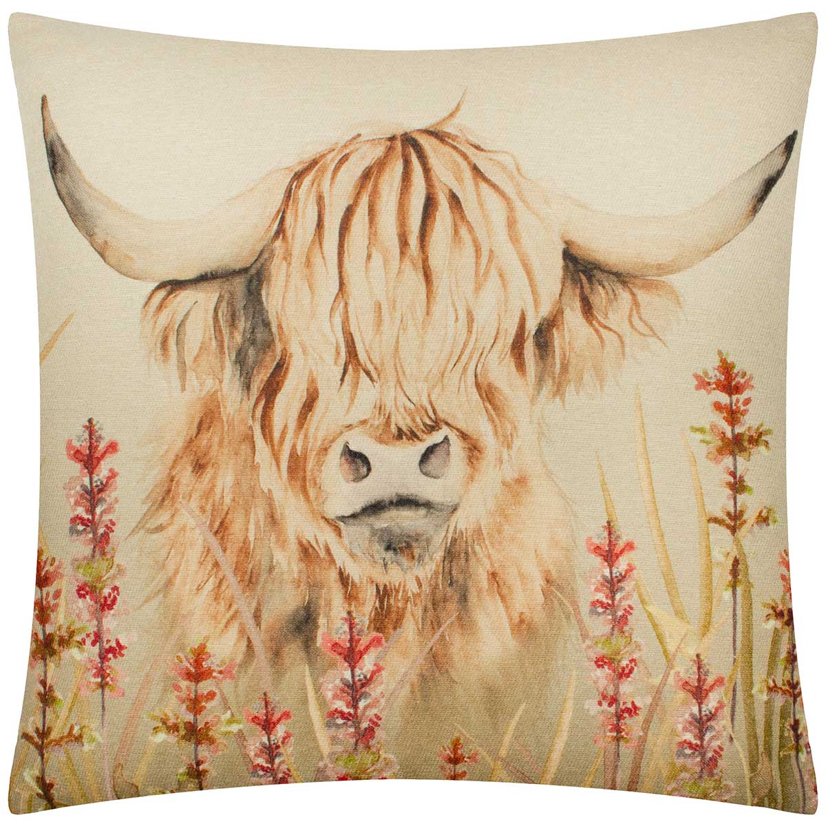 Bramble Cushion Cover / Filled Cushion 17" x 17" (43cm x 43cm) by Evans Lichfield