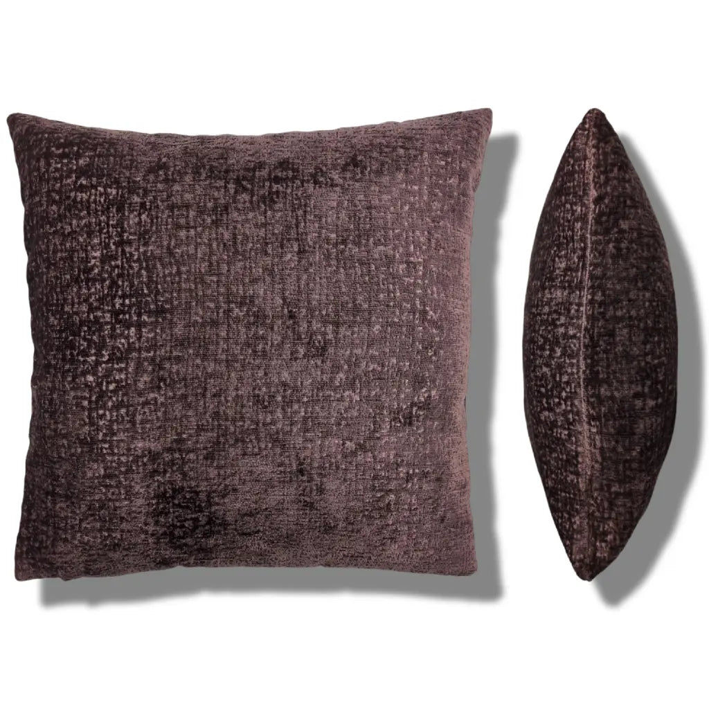 Belmont Chenille Cushion Cover and Filled Cushion by Sundour