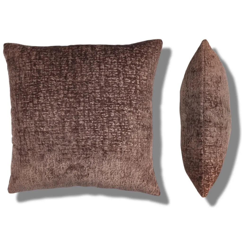 Belmont Chenille Cushion Cover and Filled Cushion by Sundour