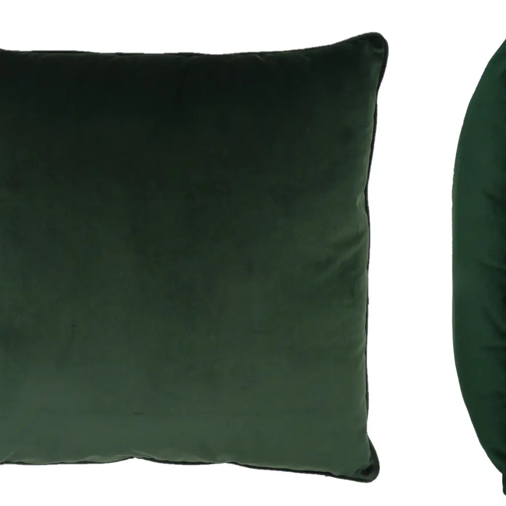 Berkshire Velvet Cushion Cover and Filled Cushion 22" x 22" (55cm x 55cm) by Sundour