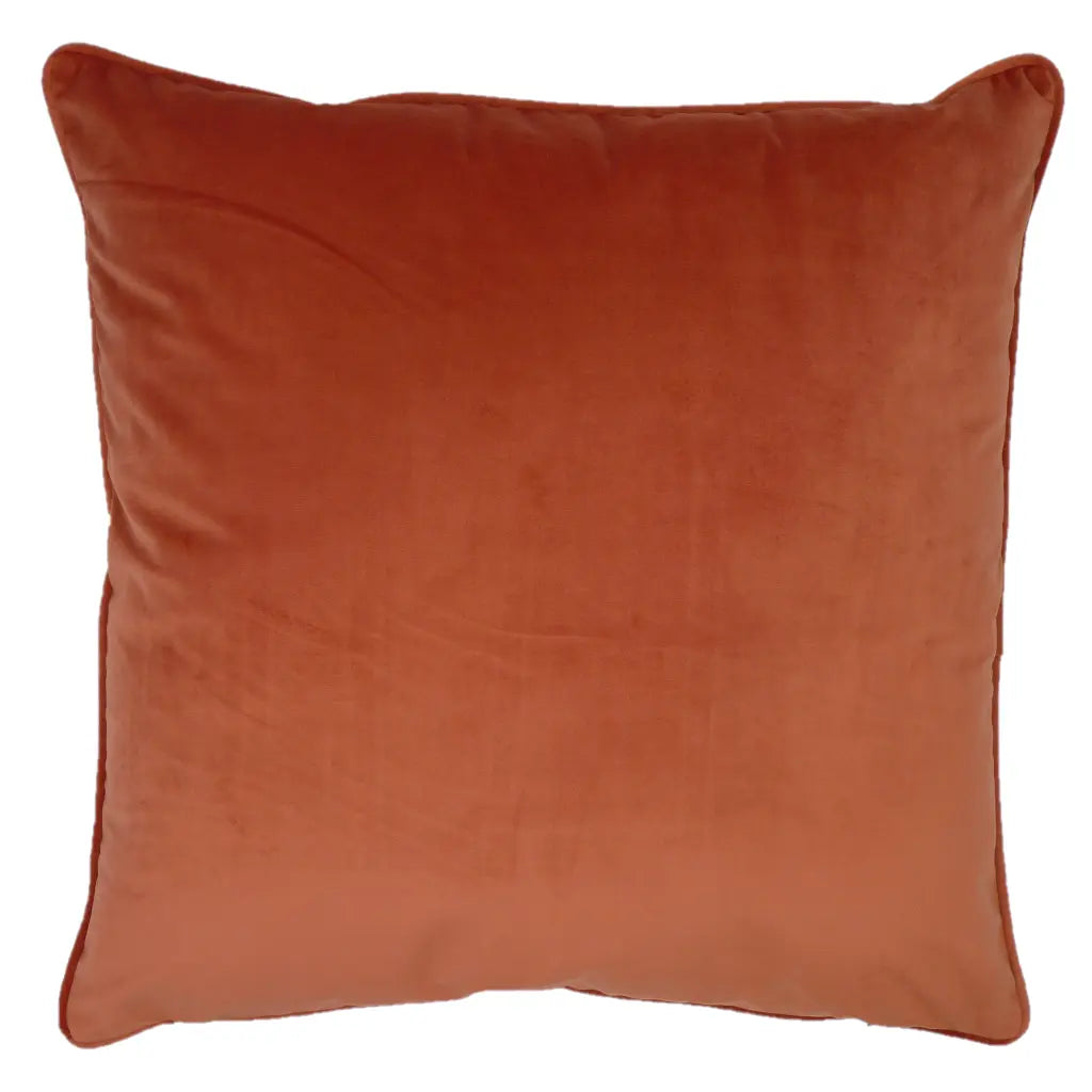 Berkshire Velvet Cushion Cover and Filled Cushion 22" x 22" (55cm x 55cm) by Sundour