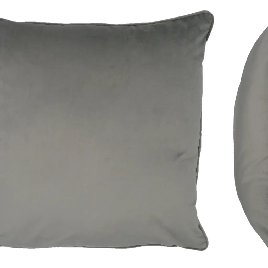 Berkshire Velvet Cushion Cover and Filled Cushion 22" x 22" (55cm x 55cm) by Sundour
